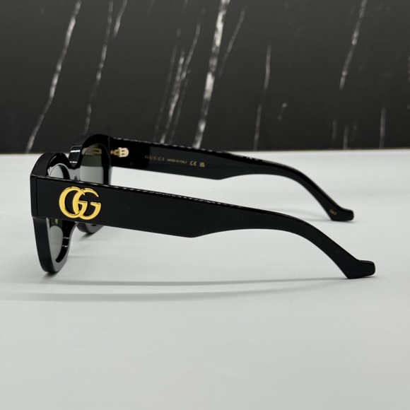 NEW GG1550SK 001 GUCCI BLACK GREY SQUARE WOMEN GUCCI SUNGLASSES - Picture 7 of 12